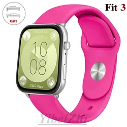 Silicone Sport Band Strap for Smartwatch - 2024 Edition Accessories (Barbie powder 20)