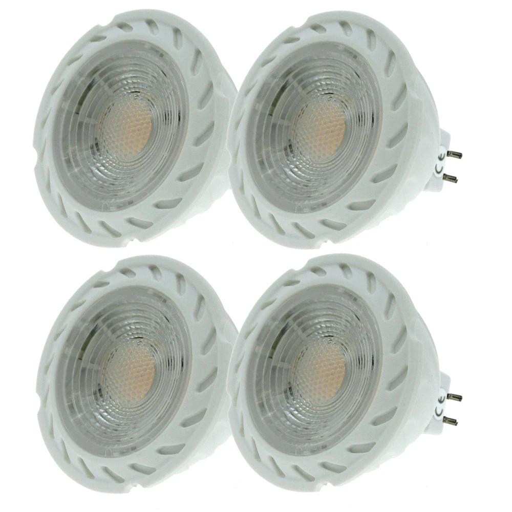 dimmable led spotlights 4-Piece 5W GU5.3 LED Bulb  MR16 50W Equivalent Light Bulb GU5.3 Bi-Pin Base 500lm 2700K Spotlight Bulb LED Track Light Lamp smart spotlight bulbs