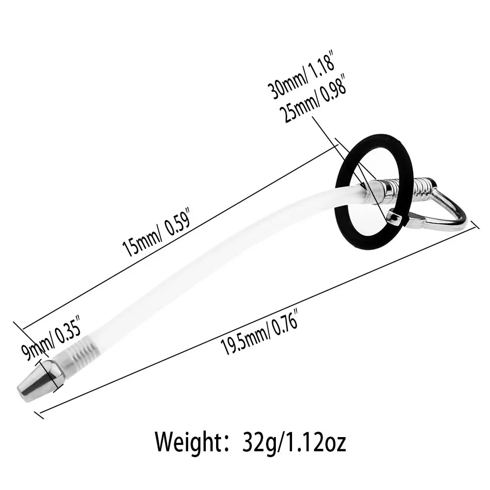 Stainless Steel Urethral Dilator Catheter Sound Penis Dilatation Erotic Sex Toy for Men Insert Plug Prostate Gland Stimulation