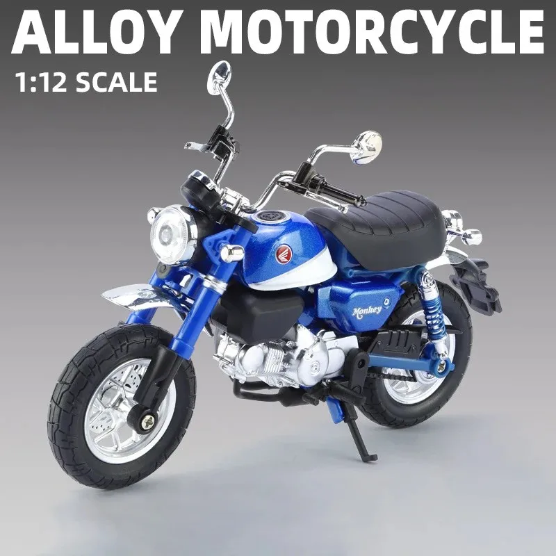 1:12 Honda Monkey 125 Alloy Motorcycle Model Die Cast Toy