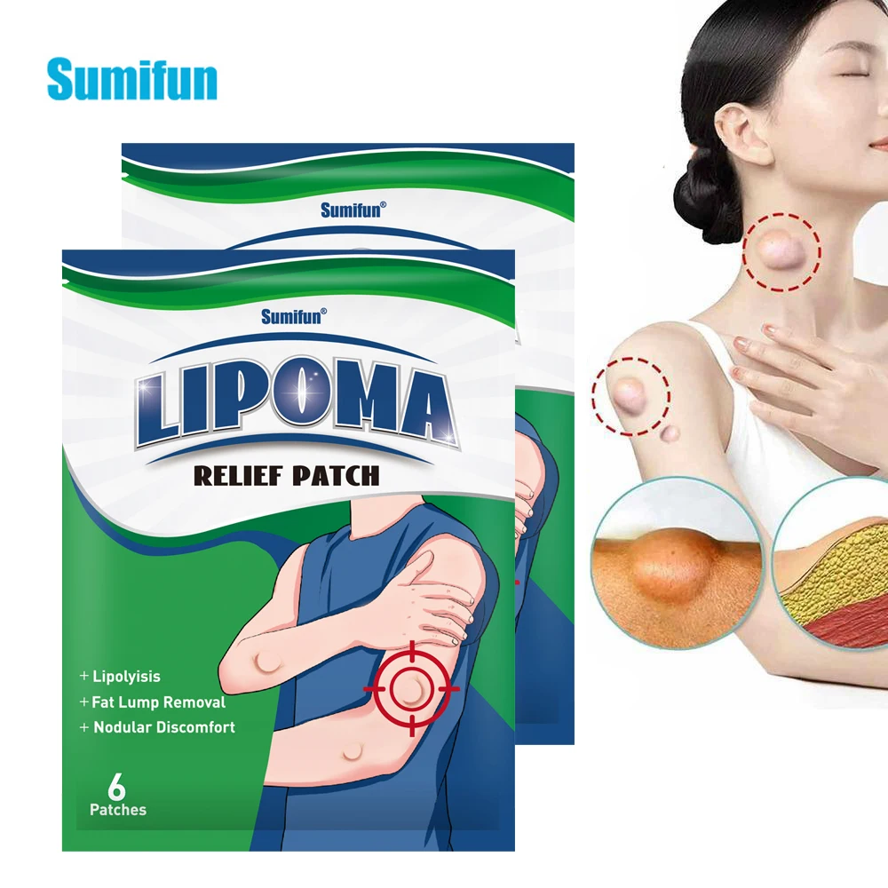 

12/24pcs Sumifun Lipoma Removal Medical Plaster Fat lump Sticker Anti-Tumor Peeling Pain Relief Nodula Discomfort Treatment