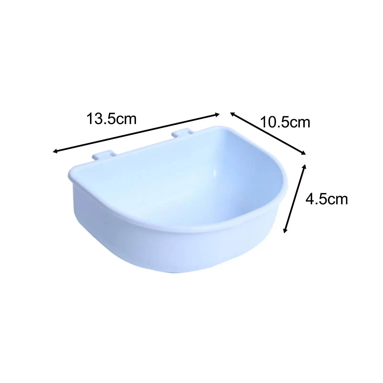 2Pcs Pet Crate Hanging Bowls Multipurpose Easy to Mount Durable Slow Feeding for Cat Guinea Pigs Small Dogs Rabbit Kitten