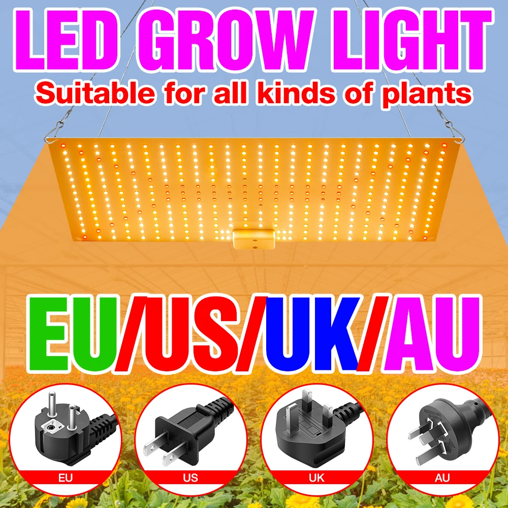 

LED Plant Light 220V Phyto Lamp for Plants Bulb Full Spectrum Grow Light Hydroponics Phytolamp For Indoor Flower Seed Greenhouse