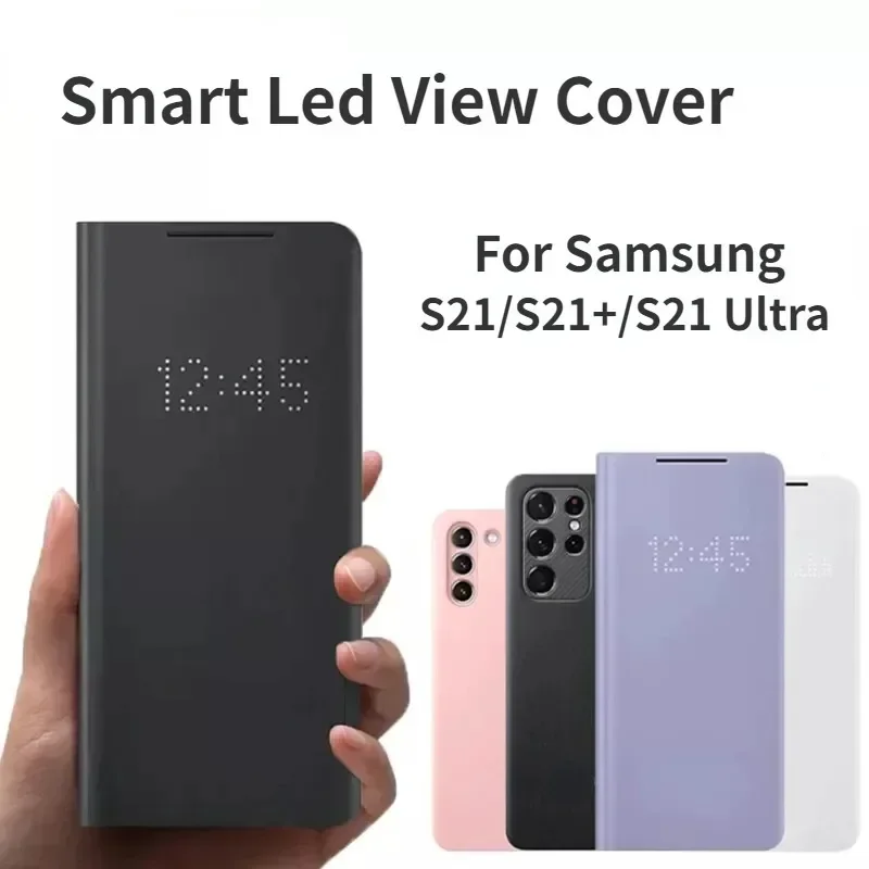 Smart LED View Cover Case For Samsung Galaxy S21/S21+/S21