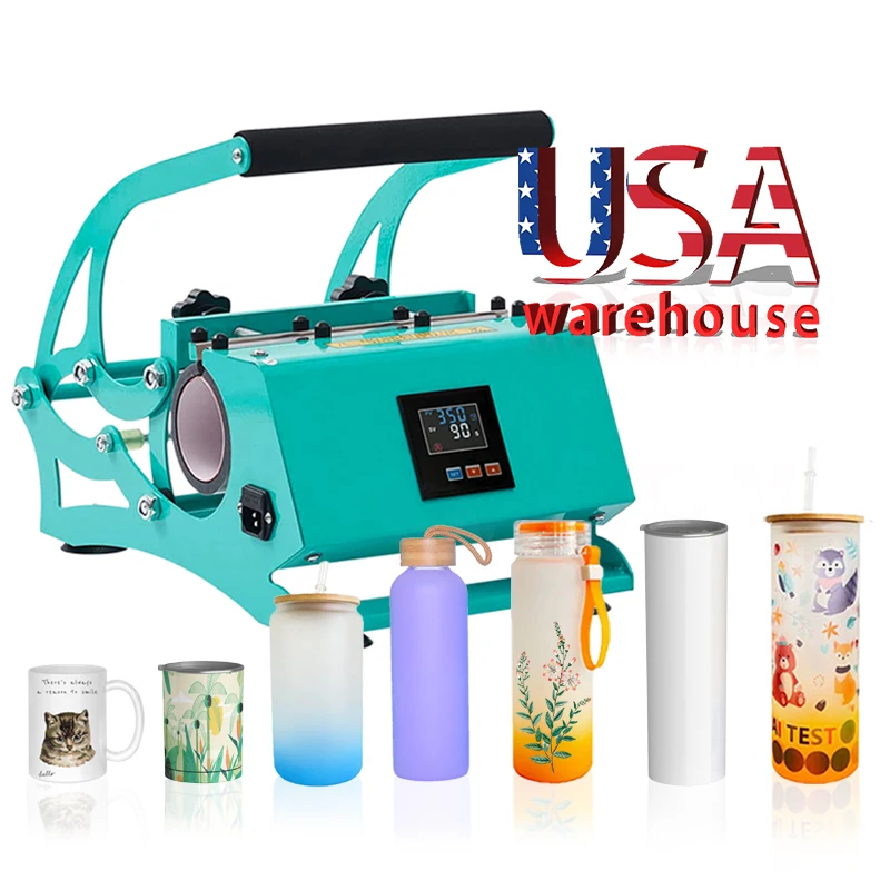 

USA warehouse 11oz to 30oz Tumbler Mug Press Heat Press Machine Sublimation Printing Machine for tumblers