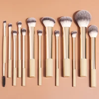 Ensemble de pinceaux de maquillage, 13 pièces, fond de teint, correcteur, poudre, fard à paupières, Blush, mélange Kabuki, outil de beauté cosmétique pour le visage 6