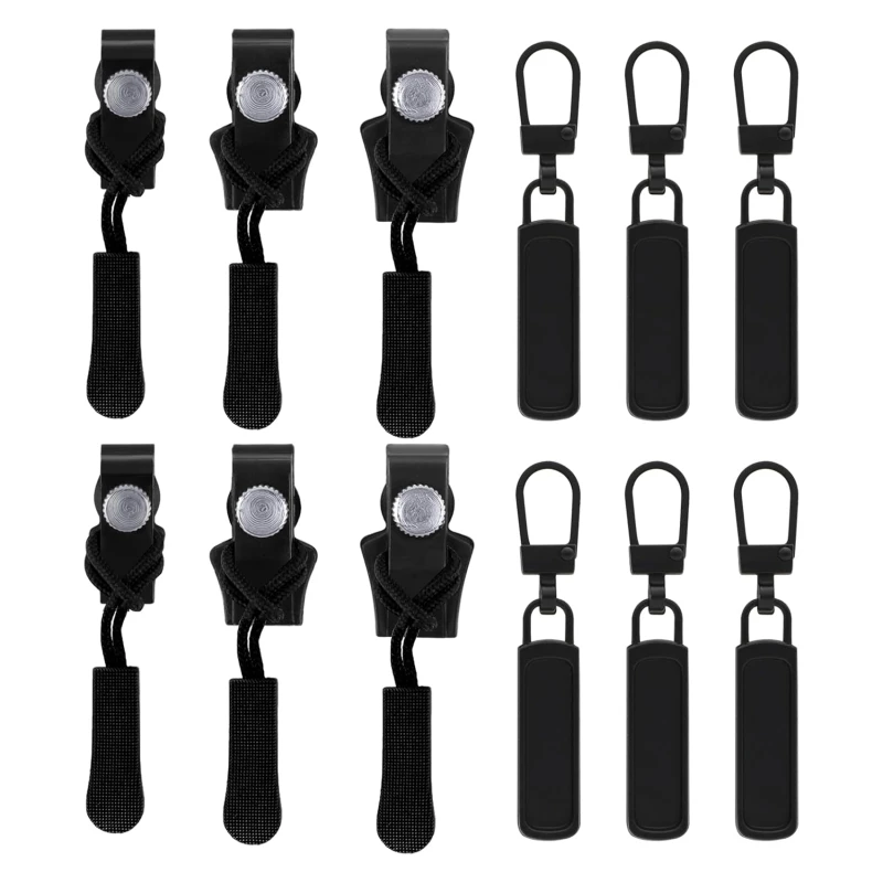 Instant Zippers Universal Fix Zippers Repair Kits Replacement Slider Teeth Rescue New Designs For DIY Sew 12PCS/Set