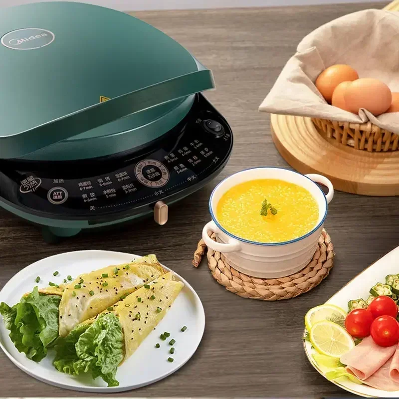 New household electric baking pan with double - sided heating, non - stick for making pancakes, a breakfast machine. 3