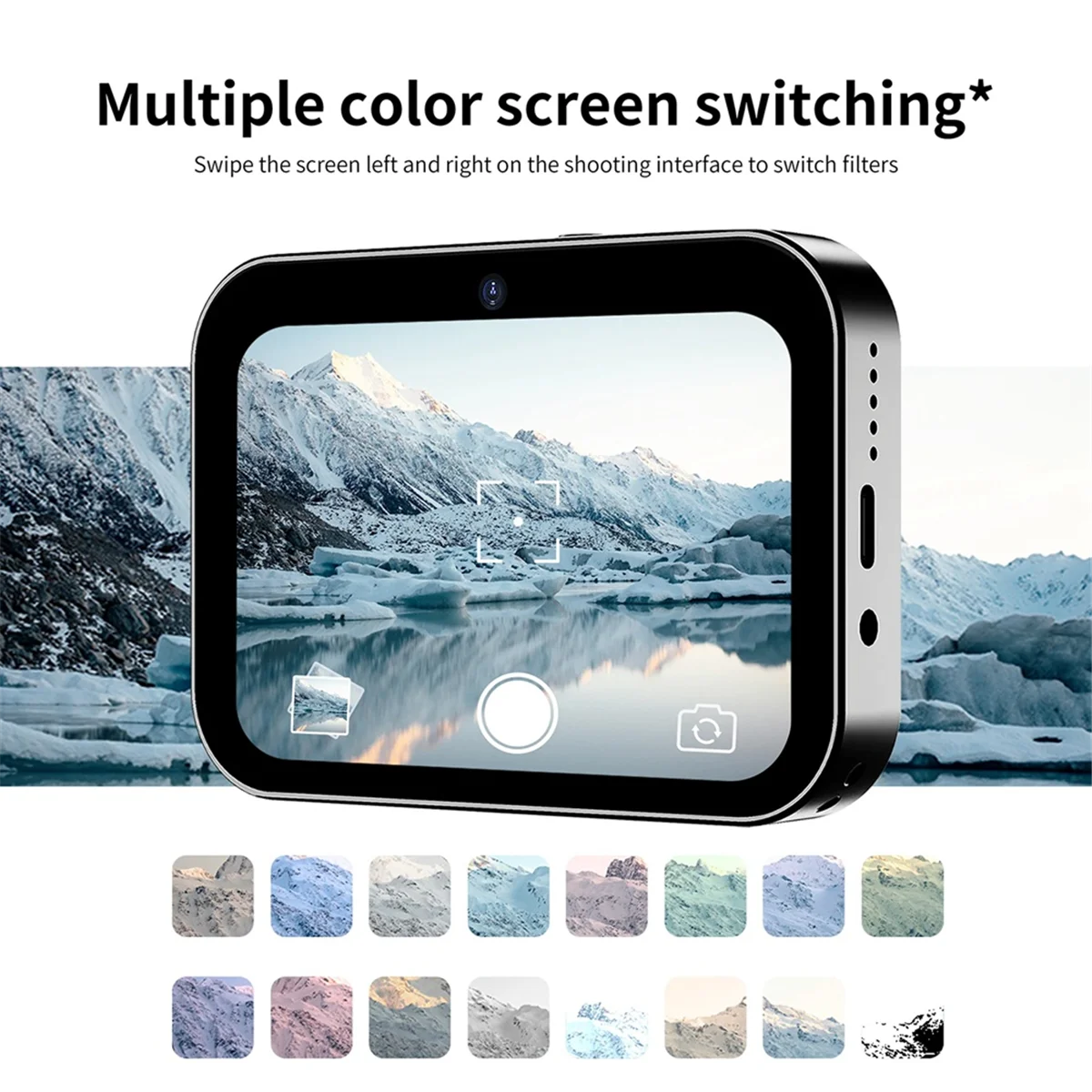 4K CCD Digital Camera 64MP Digital Flash Video Camera Touch Screen 16X Zoom IR Night Vision
