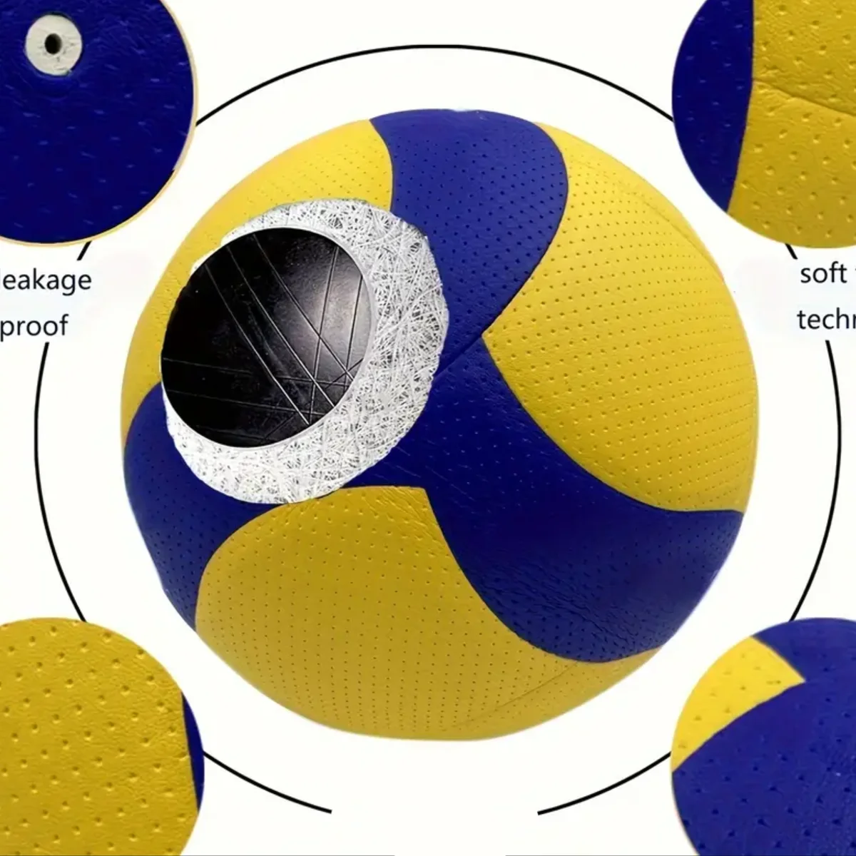 Volleyball Microfiber, volleyball PU Heat bonding training Competition Volleyball Soft volleyball