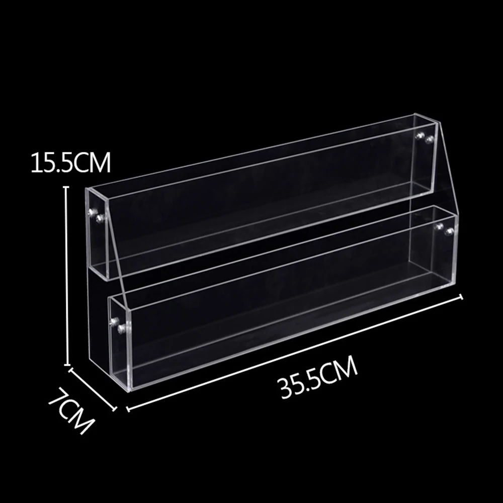 Suporte de exibição transparente estante revista notebook rack armazenamento quadrinhos organizador mesa máscara facial luz disco prateleira armazenamento