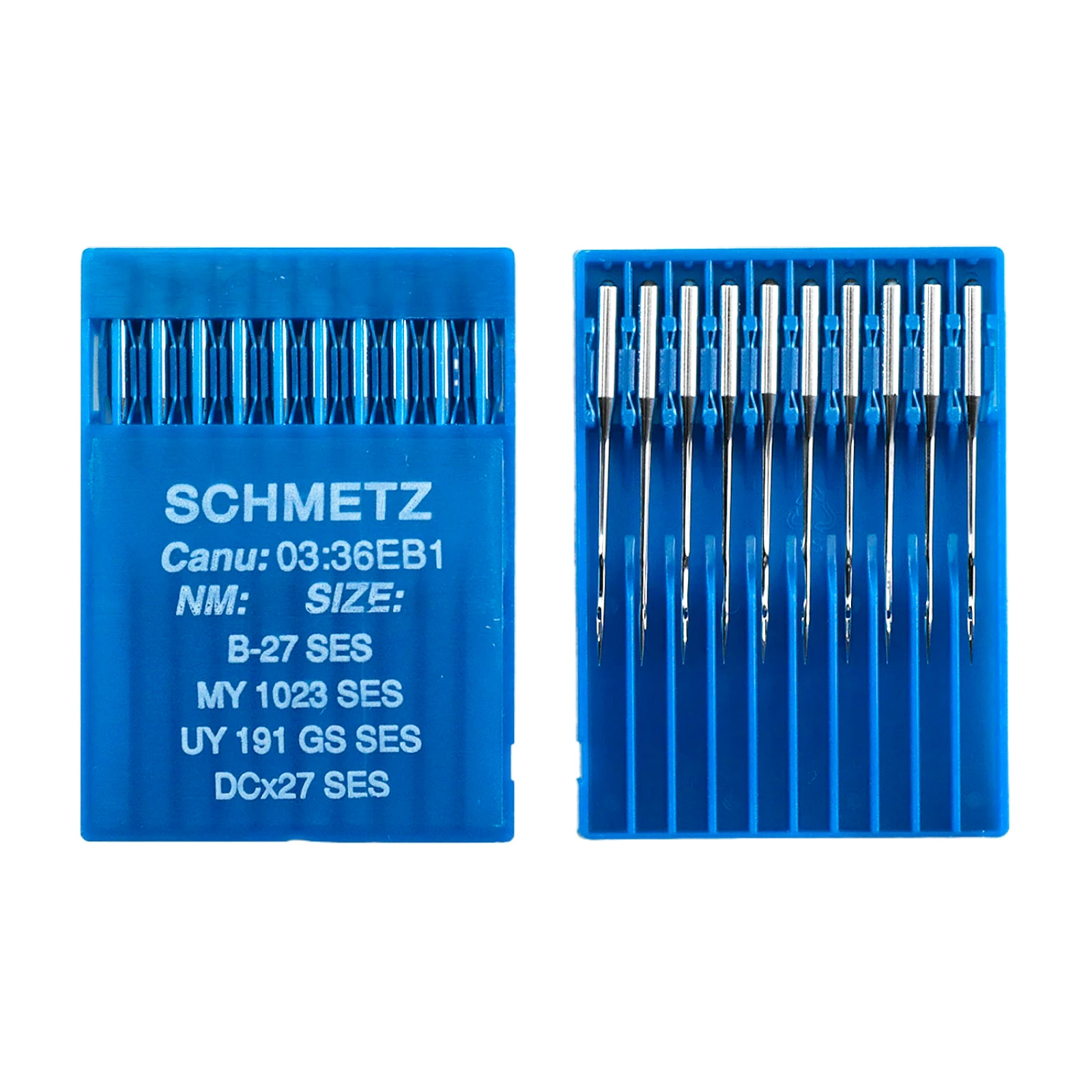 10 Aghi Industriali Schmetz N100 Taglia 16 Per Macchina Taglia Cuci - 134(R) 135x5 SY 1955 DPx5