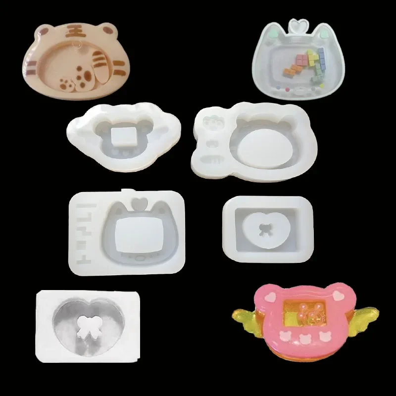 

HandmadeDIY Epoxy Resin Mold Tiger Envelope Silicone Shaker Mold Jewelry Tools