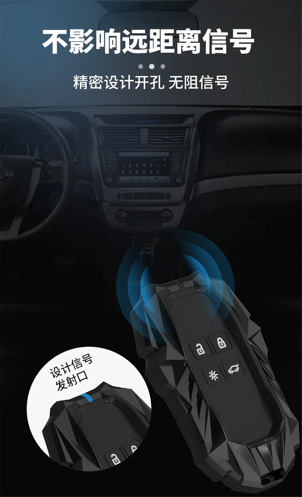 Copri chiave auto in lega di zinco per Renault Koleos Kadjar Scenic Megane Sandero Espace Clio Captur Kangoo Laguna Talisman Twingo - S9c449c96b32343e299dba15110117c7dT