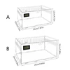 Reptiles Feeding Box Acrylic Terrariums Container for Spiders Lizards Small Pet Mini Habitat 2 Size 6