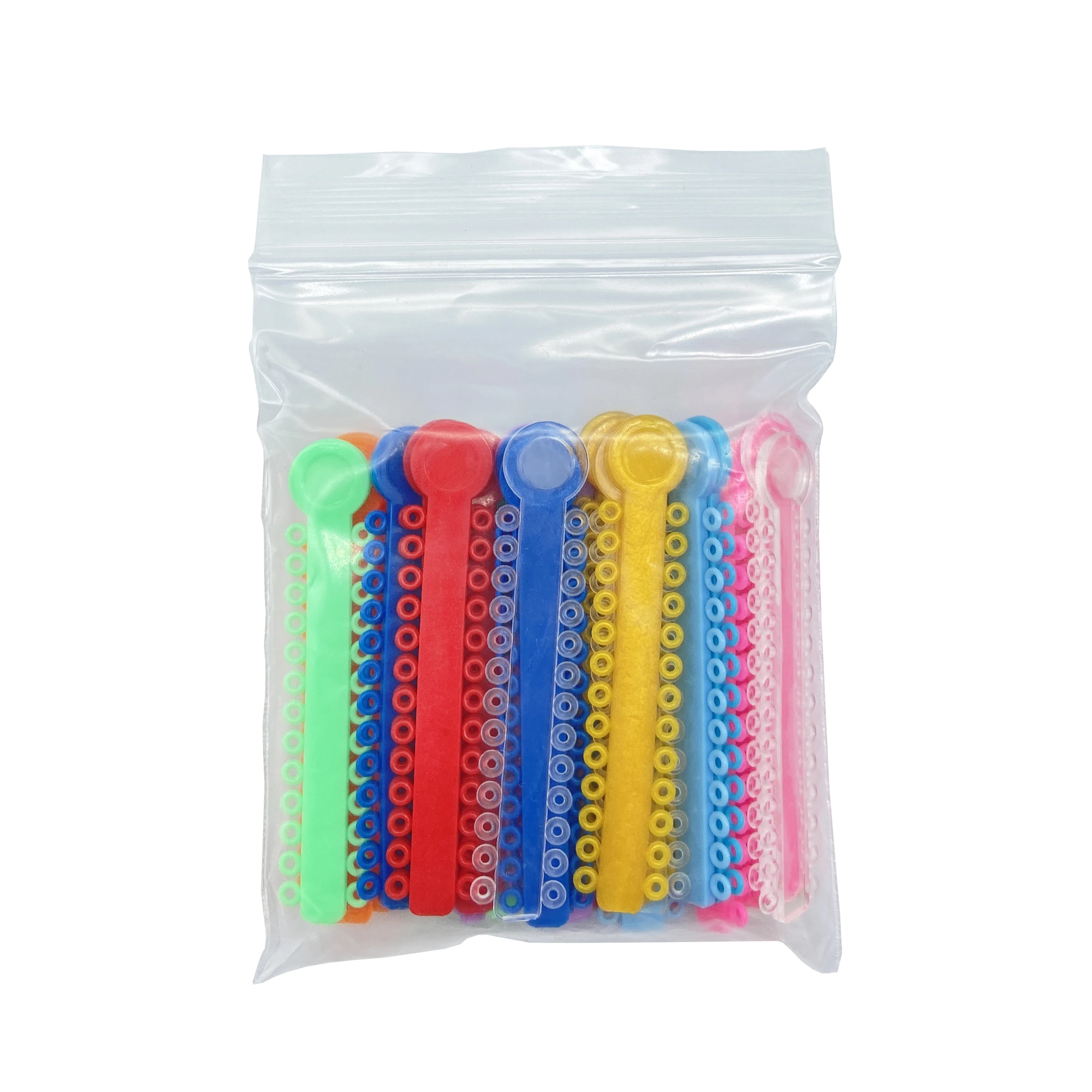 40pcs/Bag Tomenty Dental Orthodontic Ligature Ties Elastic Rubber Bands Ring For Teeth Braces Elastomeric Dentistry Materials