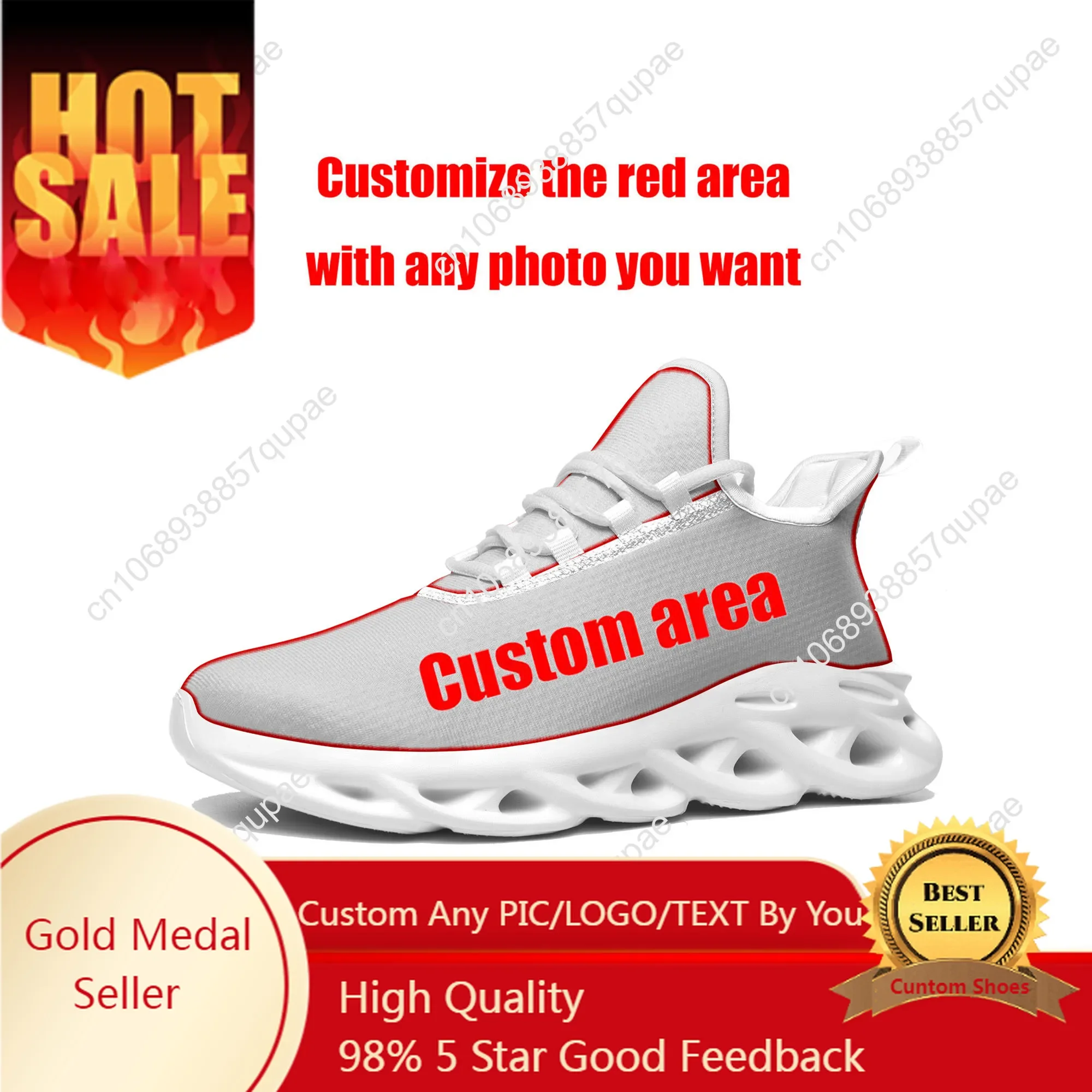 

Custom Made Shoes Mens Womens Sports Running Flats Sneakers High Quality DIY Sneaker Lace Up Mesh Footwear Customized Made Shoe