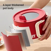 Marmite électrique multifonctionnelle, petite marmite chaude, portable, instantané, ménage de dortoir 4