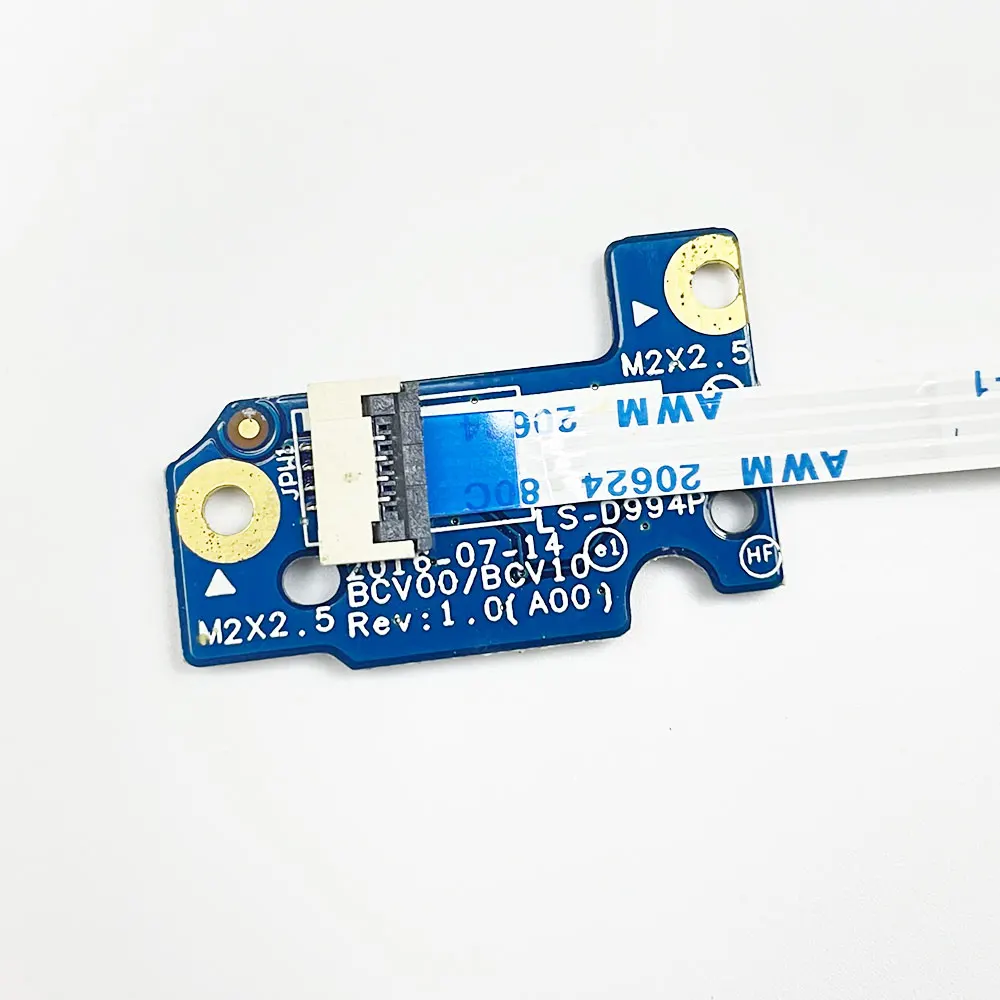 Dell Inspiron 15 7000 7567 7566 Power Button Board Cable 0P65F WDRC4 LS-D994P laptop Repairing Accessories