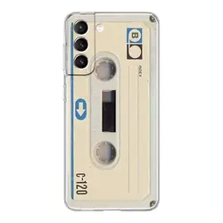 Retro Vintage Cassette Tape Clear Phone Case Cover - Samsung S20 Plus (B9)