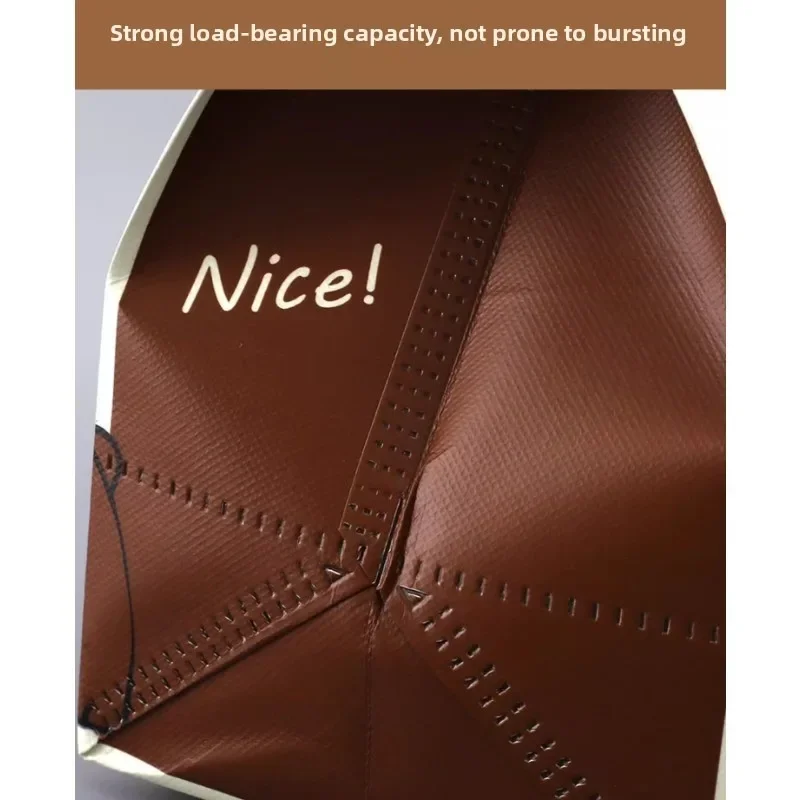 1pc Insulated Aluminum Foil Non-Woven Disposable Food Delivery Bags, Thermal Packaging ... - SKU NDDB2225 - UGI Packaging