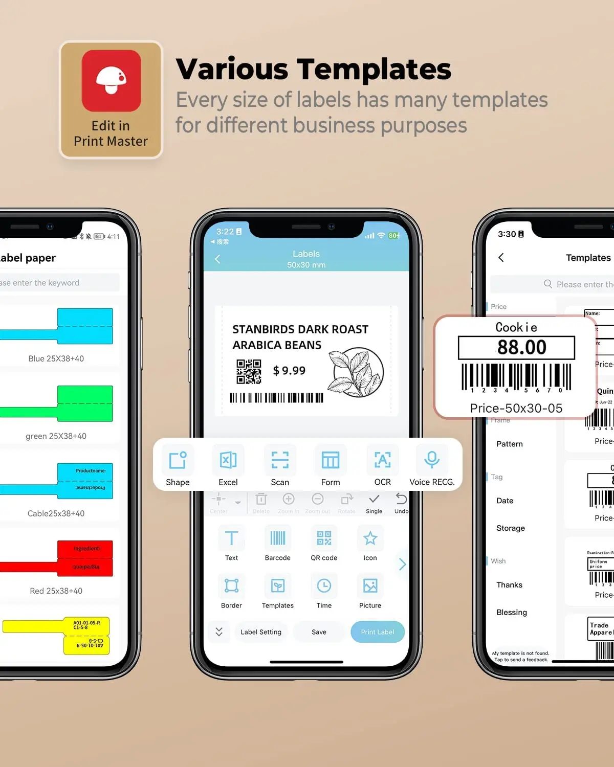 Impressora de Etiquetas sem Fio Portátil Pocket Sticker Maker Bluetooth Etiqueta Adesiva Térmica Etiqueta de Impressão Uso Doméstico Uso do Escritório Phomemo-m110 - Imagem 5