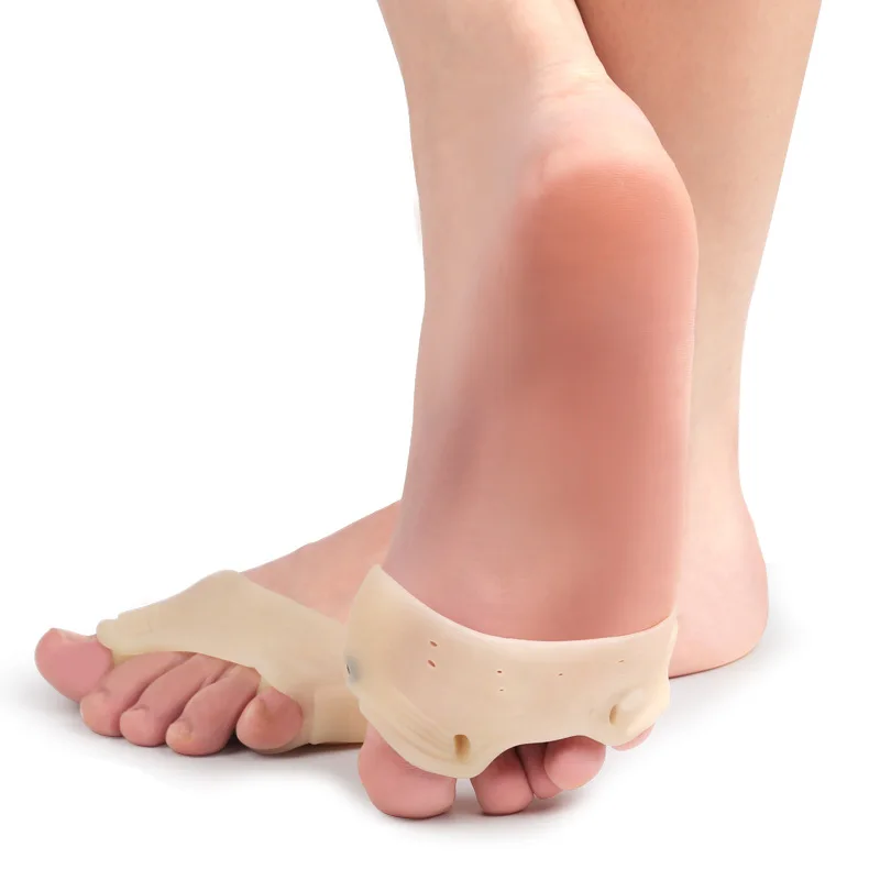 Forefoot Pads Toe Separator Cushion Pad Big Bone Toe Bunion Straightener Hallux Valgus Bunion Corrector Gel Pads Foot Care