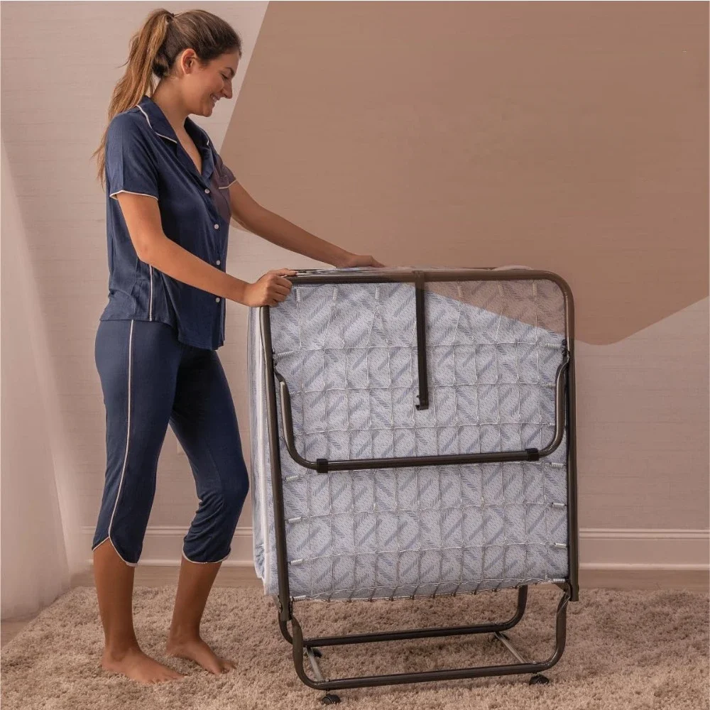 

Lightweight Folding Cot with Mattress (not Intended for Heavy Duty Use) 31"x75" Folding Guest Bed