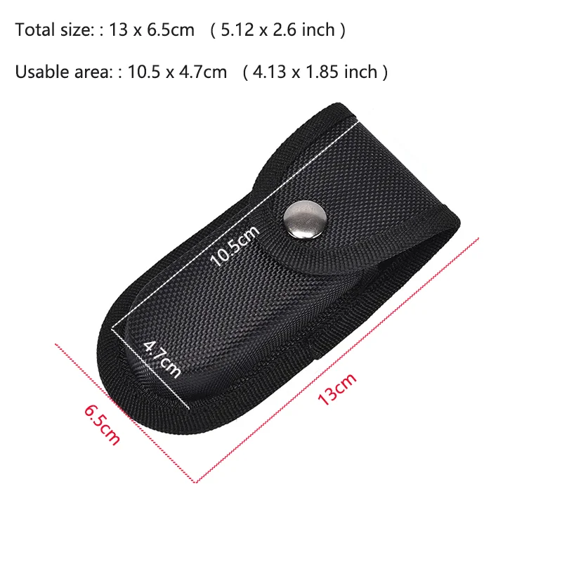 Sheath Fold Knife Plier Bag Pouch Case Nylon Belt Loop Pocket Carry Storage Flashlight Holder Waist Pack pocket knives