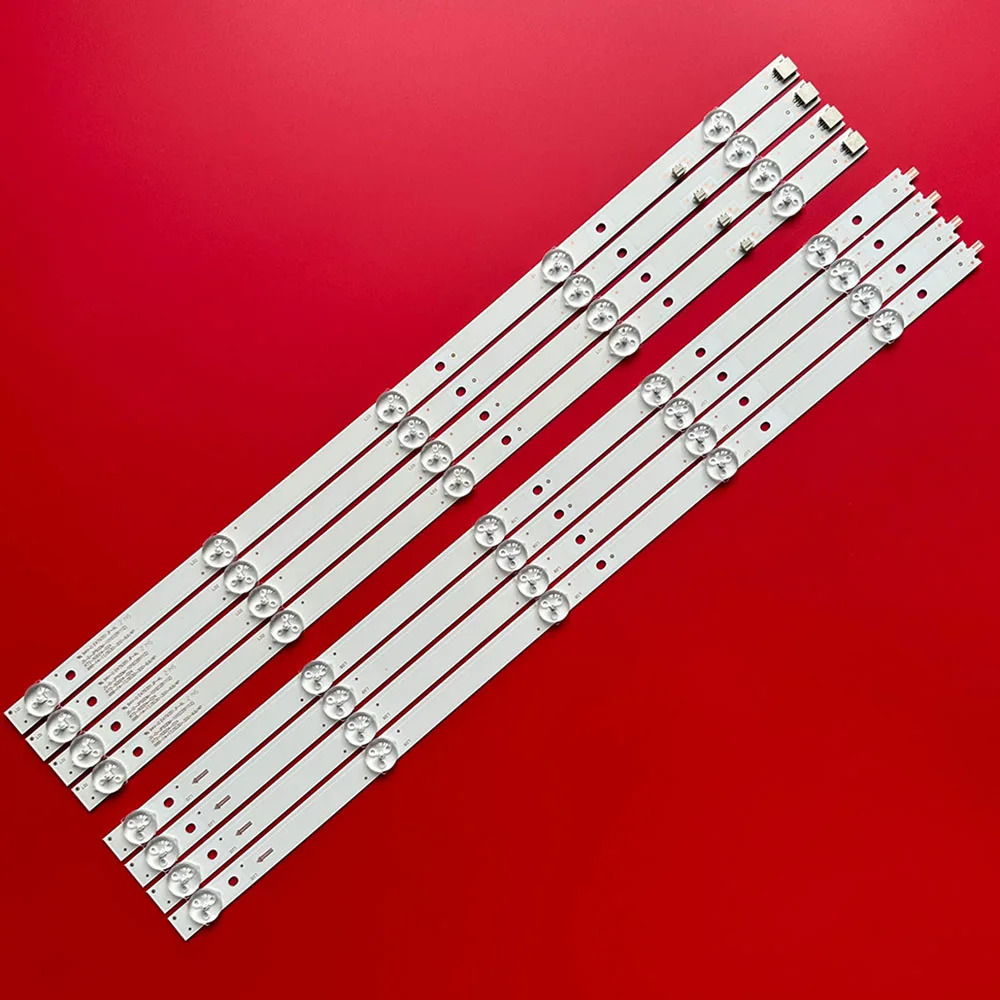 4/12PCS ledes strips számára BBK JS-D-JP50DM-101EC (00608) 50LEM-1043\FTS2C V500DJ6-QE1R72-50004-029 10leds 6V 100% Új