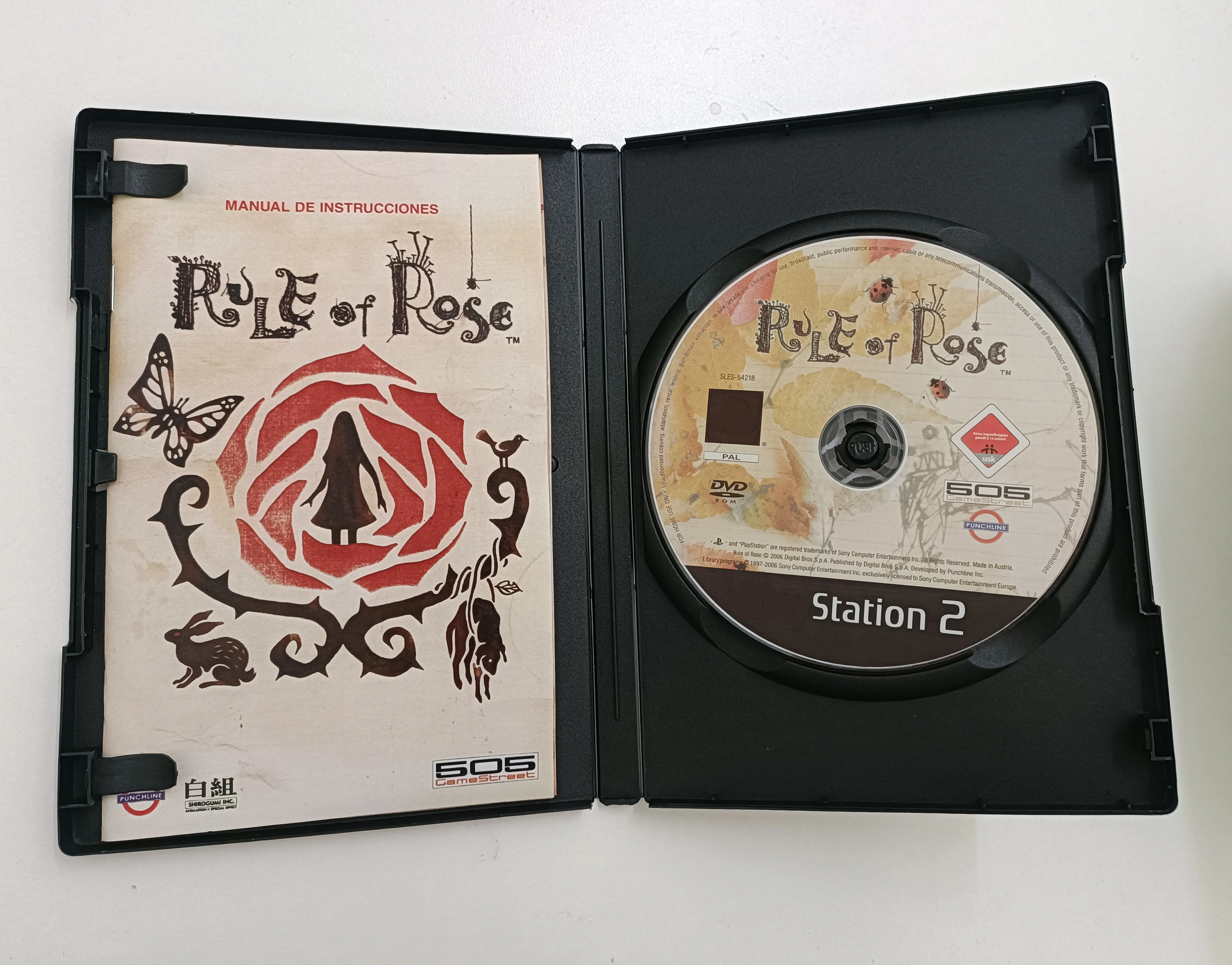 PS2 Rule of Rose PAL With Manual Copy Disc Game Unlock Console 