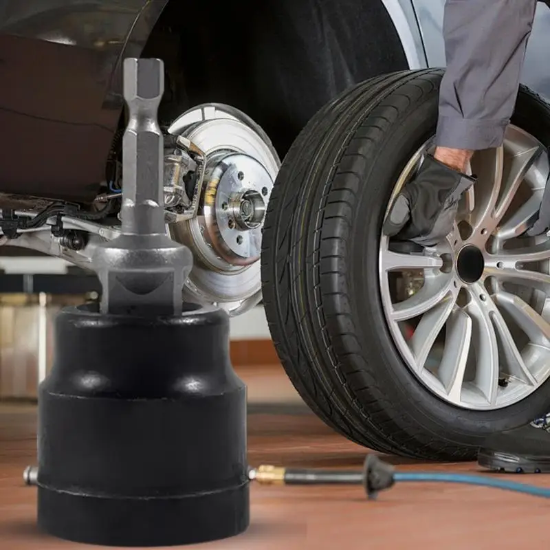 Jack Socket Adapter Electric Drill Adapter Jack Socket Vehicle Maintenance Lifting Tool Labour-Saving Gear for Road Trip