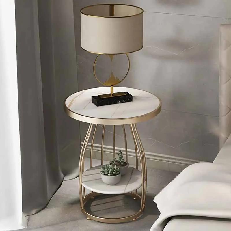

Design Luxury Side Table Desk Metal Iron Italian Modern Unique Coffee Tables Living Room Premium Mesa Centro Salon Home Decor