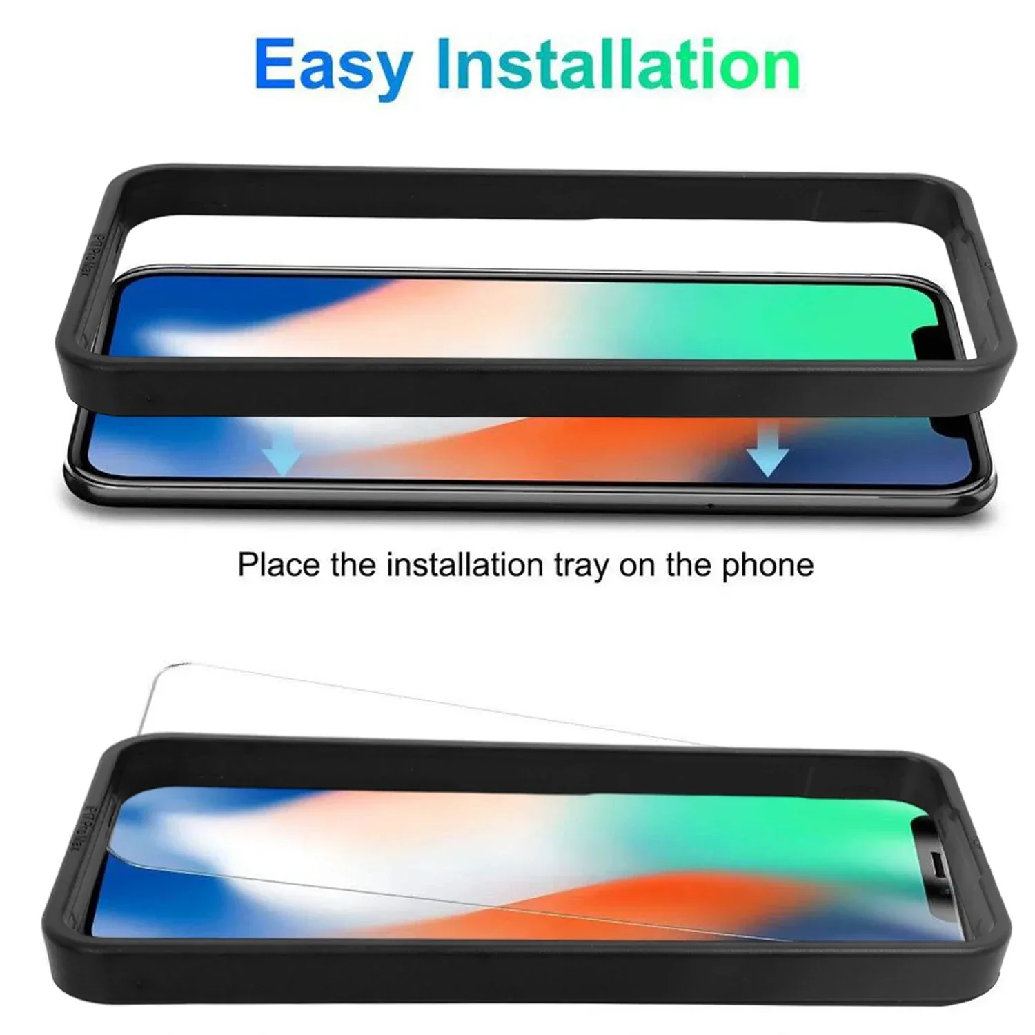 Tempered Glass Easy Installation Frame for IPhone17 Air Pro Max Screen Protector Positioning Frame for IPhone 17/17Air/17Pro Max