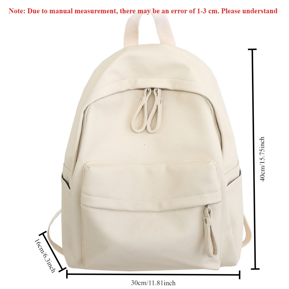 Fashion Backpack High Quality PU Leather Women's Backpack for Teenage Girls School Shoulder Bag Bagpack Mochila Backpack 2026