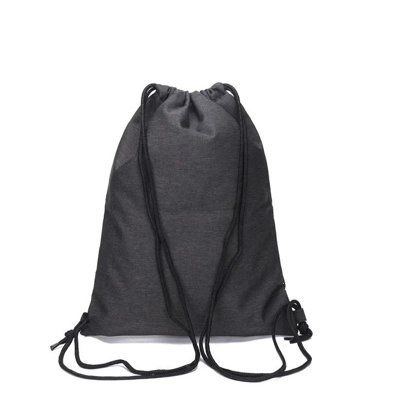 Zaino con coulisse Borsa da palestra sportiva per donna Uomo Bambini di grandi dimensioni con cerniera e tasche in rete per bottiglia d'acqua
