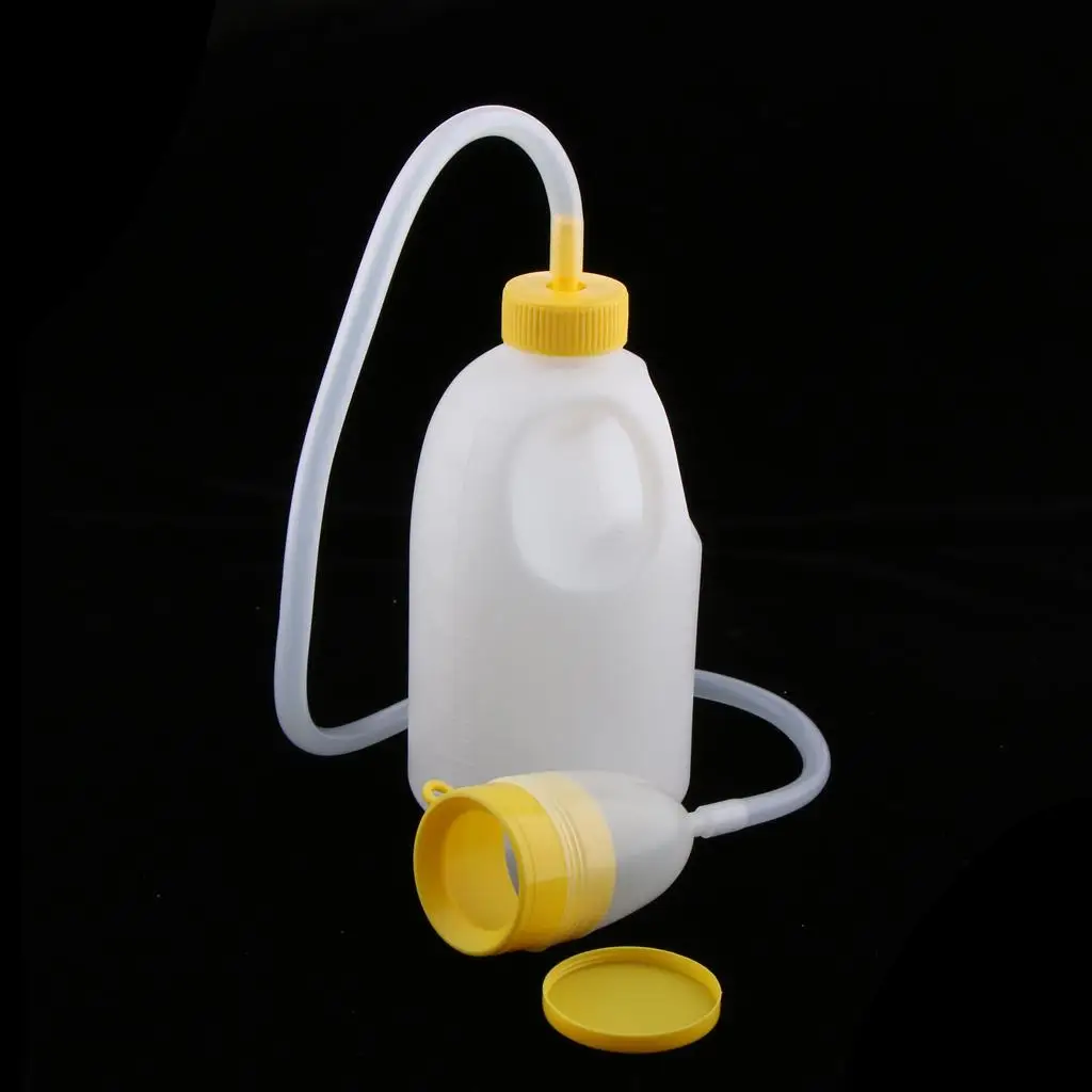 

Portable Reusable Male Pee Urinal Bottle Night Drainage Travel Bed 1700ml