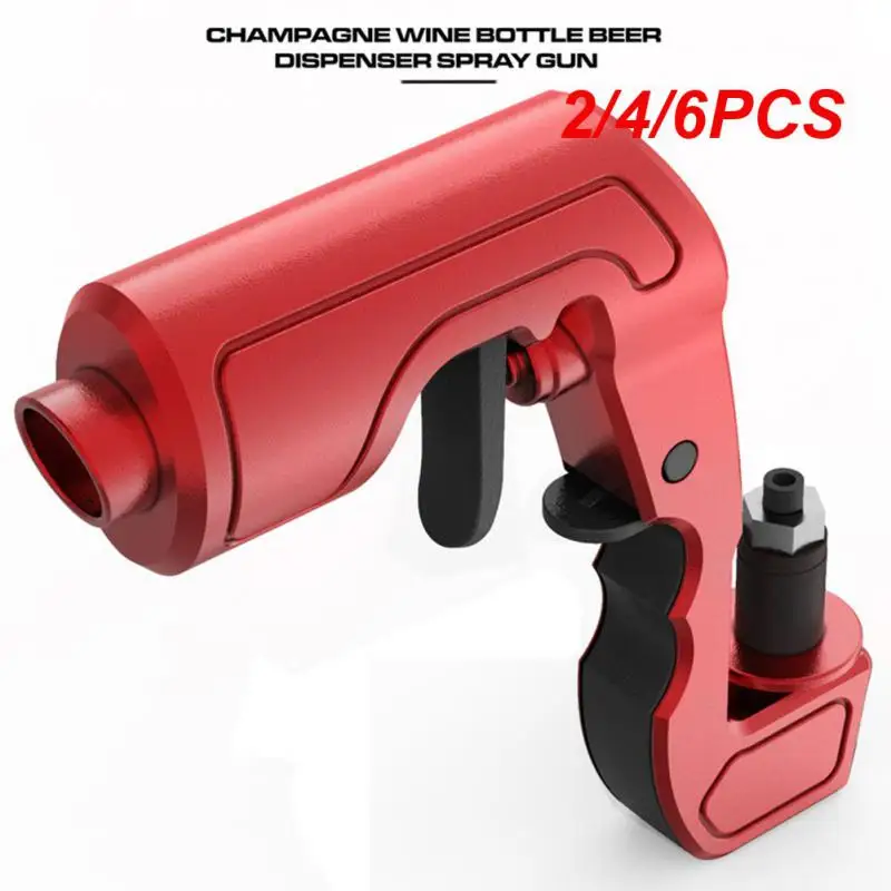 

2/4/6PCS Champagne Launch Prop Gun Drinking Game Beer Gun Wine Ejector Pistol Alcohol Dispenser Bar Club Swimming Pool Party
