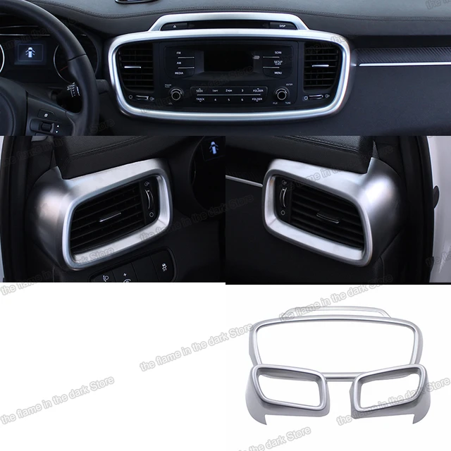 Carbon fiber car dashboard air vent rahmen trimmt für kia sorento Prime  2021 2022 2023 2024 MQ4 zubehör innen 4 2020 - AliExpress