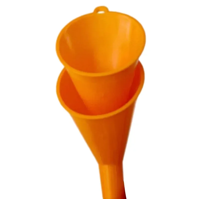 Auto Splash-proof Plastic Funnel Refueling Tool Long Trunk Motorcycle Refueling Tool Auto Parts Oil Funnel Oil Filling Equipment