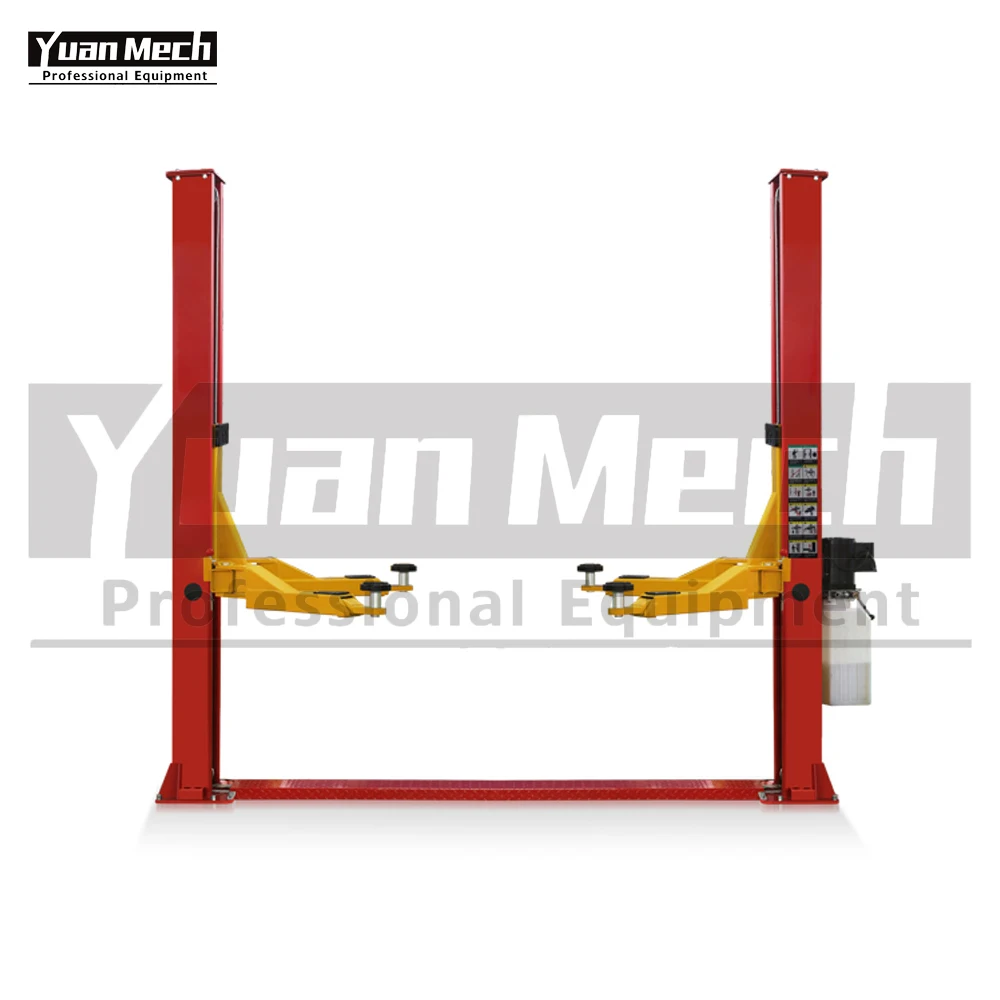 

Professional Factory Supply Ce Approved Cheap 4 Ton Double Hydraulic 2 Post Mobile Car Lift