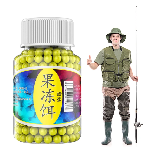 300pcs/Lot Fishing Beads Power Bait Pop Up Fishing Bait Scented Artificial  Salmon Bead Fish Lure