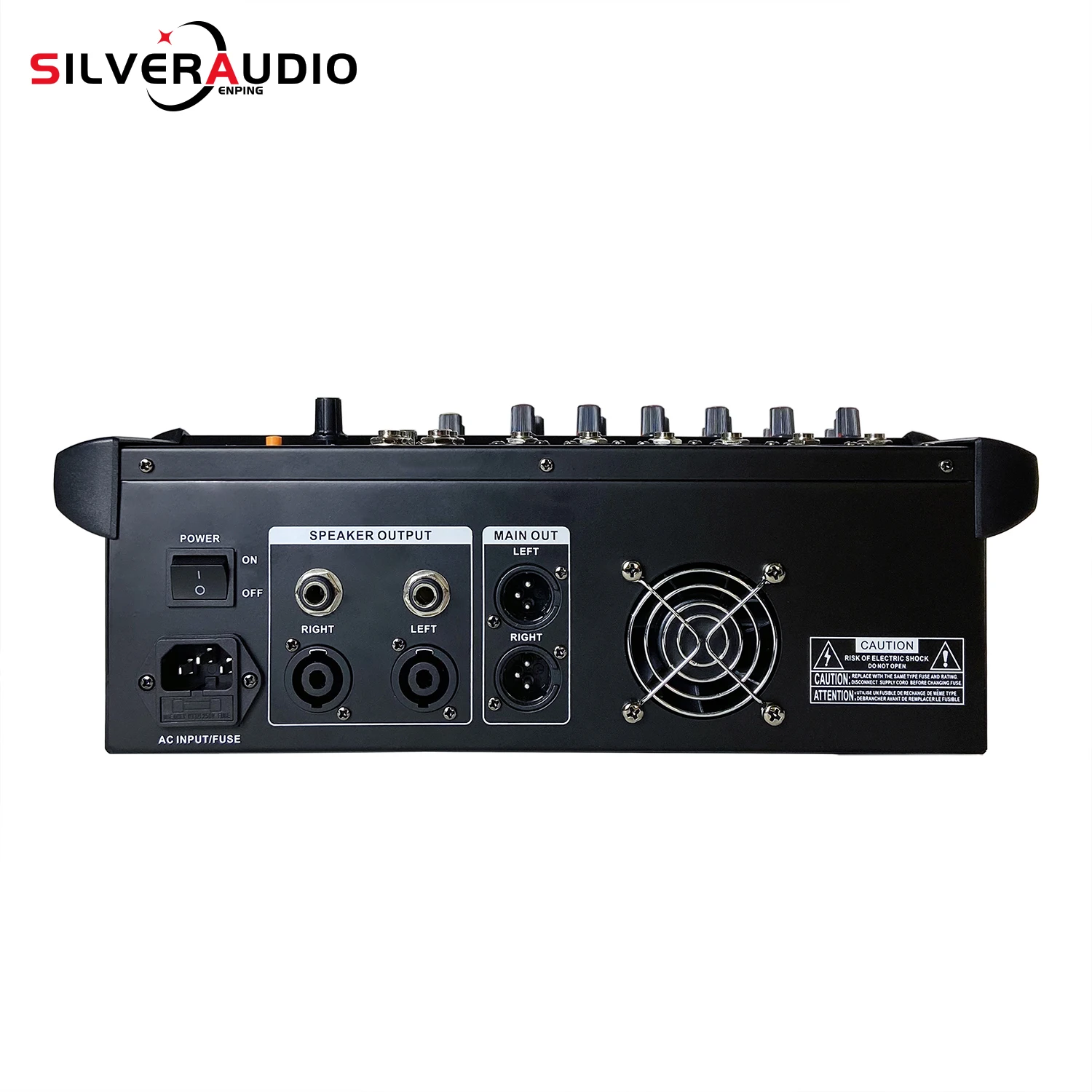 GAX-602D 팬텀 파워 6 채널 앰프, DJ 가라오케 오디오 믹서 지지대, 퍼포먼스 패밀리용 USB 메모리 카드, 48V