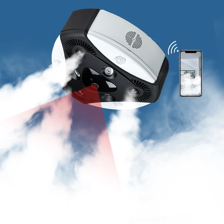 Anti-burglary Smoke Fog Machine Sensor Home Burglar Alarm 3 PIR Motion ...