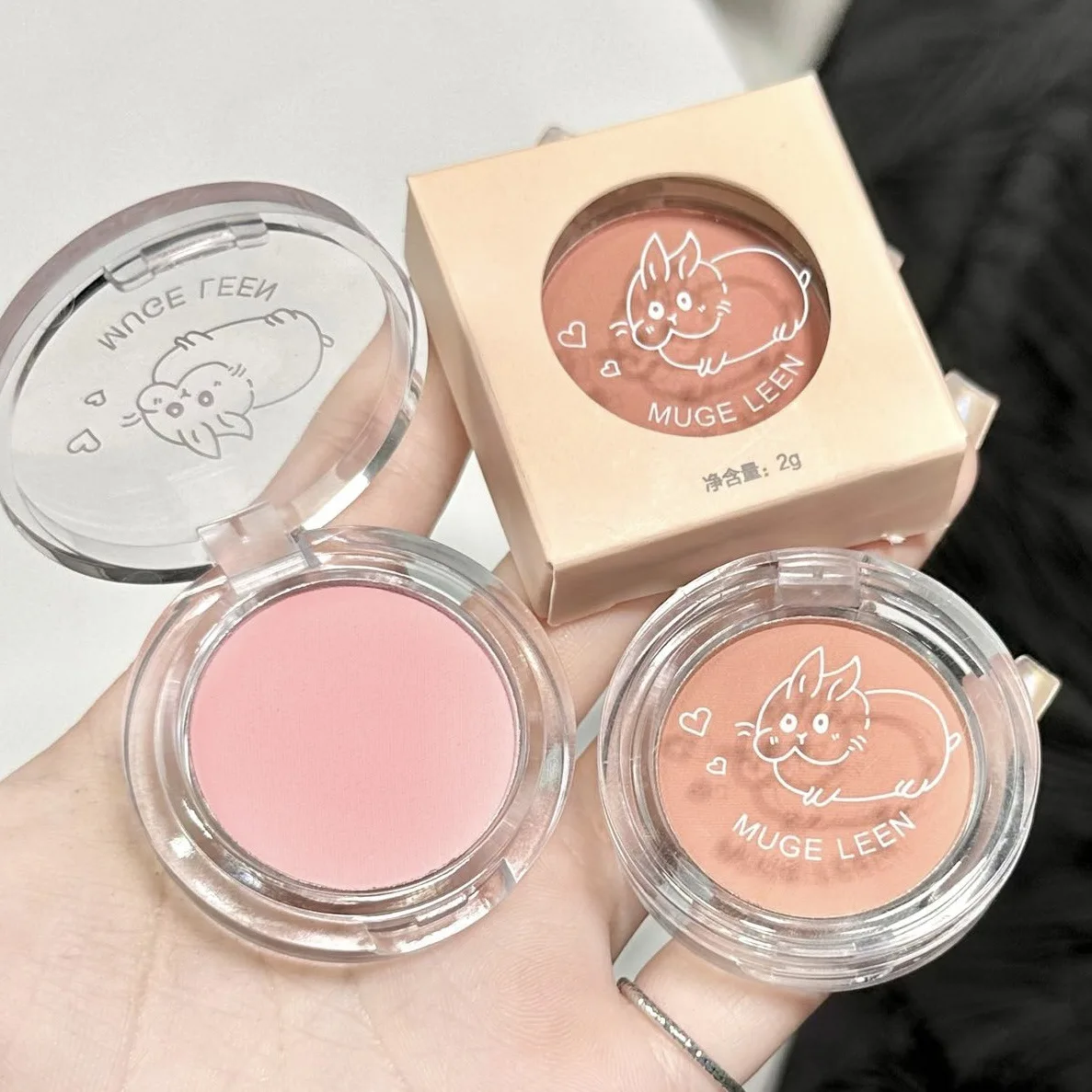 Powder Blusher Blush Powder Blush Plate Facial Blusher Natural Cheek Tint Blush Palette Waterproof Matte 1pcs