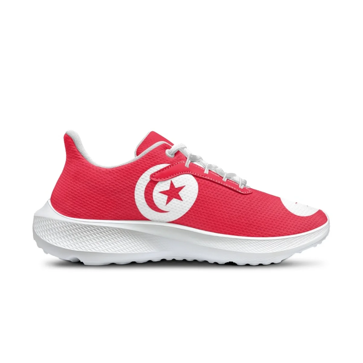 New Tunisia Flag Luxury Design Sport Sneakers Wear-Resistant Running Shoes for Womens Casual Adult Walking Shoes Female Footwear