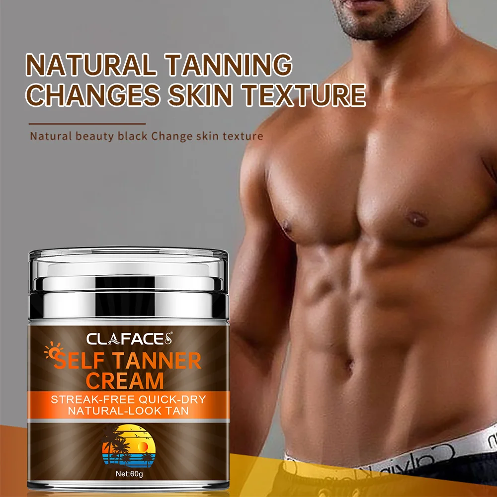Fast Sunless Tanning Body Self Tanners Meihei Frost Beach Sun-free Sun Smear Body Wheat Tone Bronze Skin Help Black Care Cream