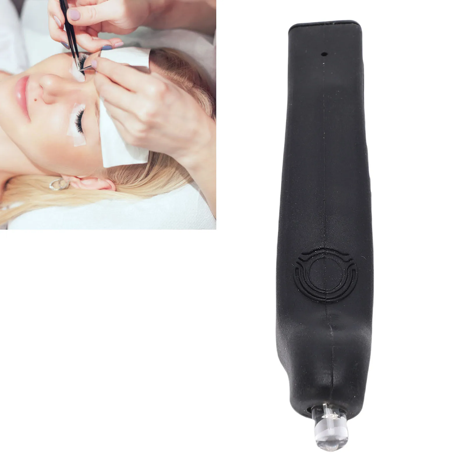 Lash Tweezer Lamp Silicone Cordless Mini Gel Quick Curing Light Portable Handheld Lash Extension Lamp for Nail Art