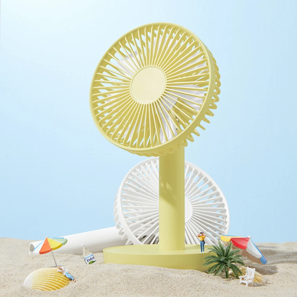 

3Life New Creative Handheld Desktop Fan Mini Portable Rechargeable USB Mute Electric Fan Household