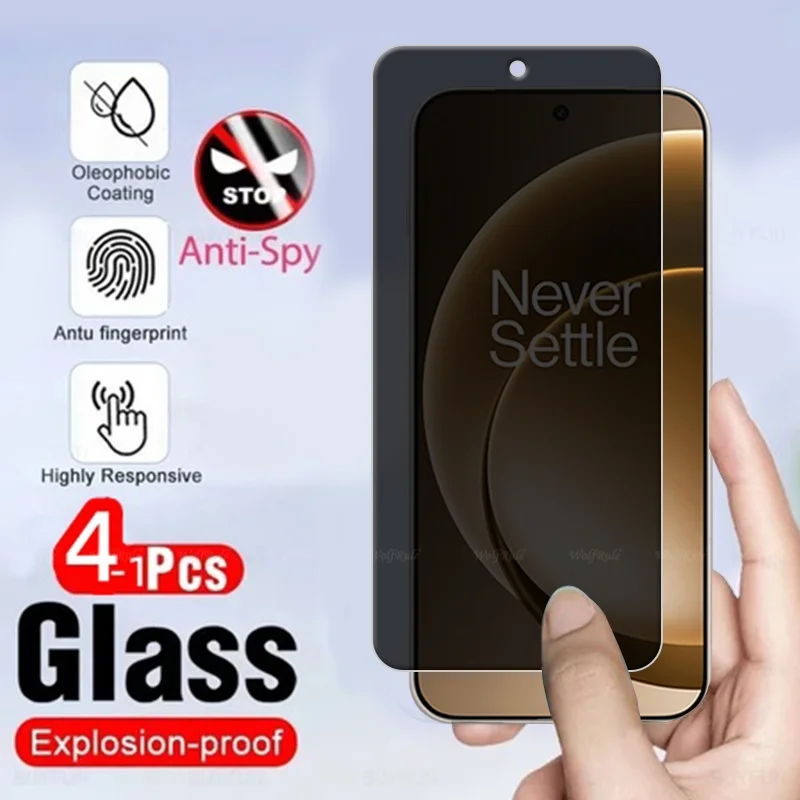 Enhanced Privacy Tempered Glass Screen Protector - 9H Anti-Spy Protection for Smartphones (1/2/3/4 Pack)